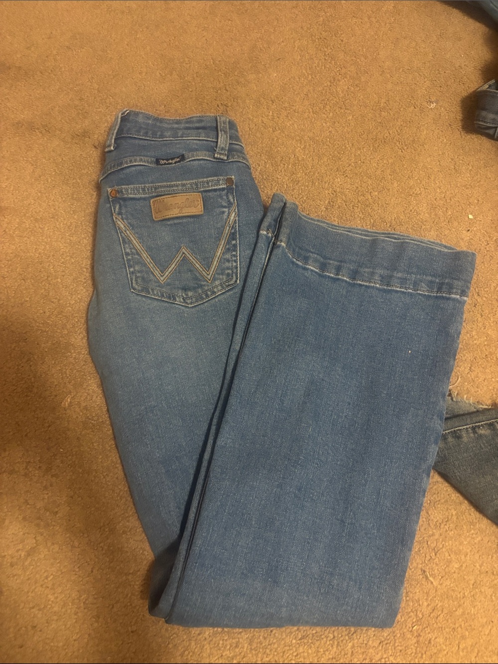 Wrangler Boot Cut Jeans - Medium Blue